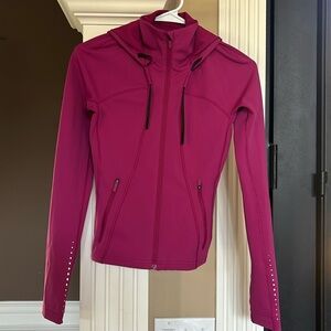 Lululemon jacket. Dark pink/purple. Size 2.